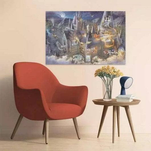 Puzzle Ravensburger Hogwarts Interior 3000 peças Fantasia 14 anos