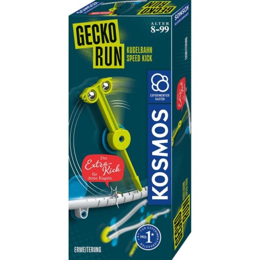 Kit d'expériences Piste de bolas Kosmos Gecko Run Speed Kick Multicolore