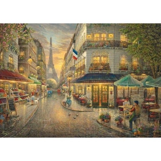 Puzzle en bois Schmidt Spiele 1000 pièces Thomas Kinkade Paris Pittoresque