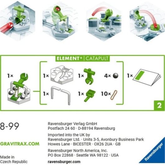 Jogo de mesa Ravensburger GraviTrax Elemento Catapulta