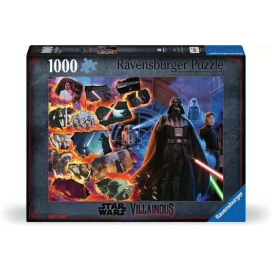 Puzzle Ravensburger Star Wars Villainous Darth Vader 1000 pièces