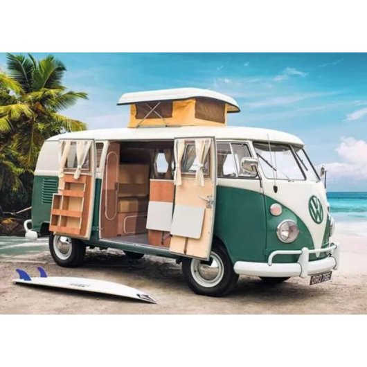 Puzzle Ravensburger Volkswagen T1 CamperVan 1000 Teile