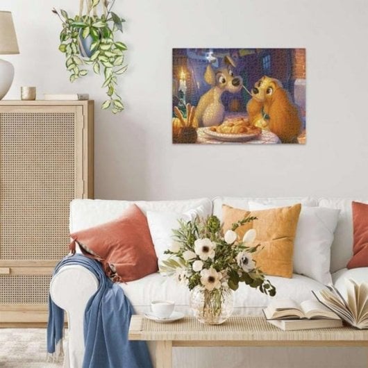 Puzzle Ravensburger Edição Colecionador Disney 1000 peças Susi e a Cadela