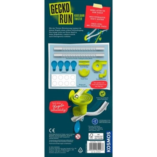 Circuit de billes Kosmos Gecko Run, extension pour piste