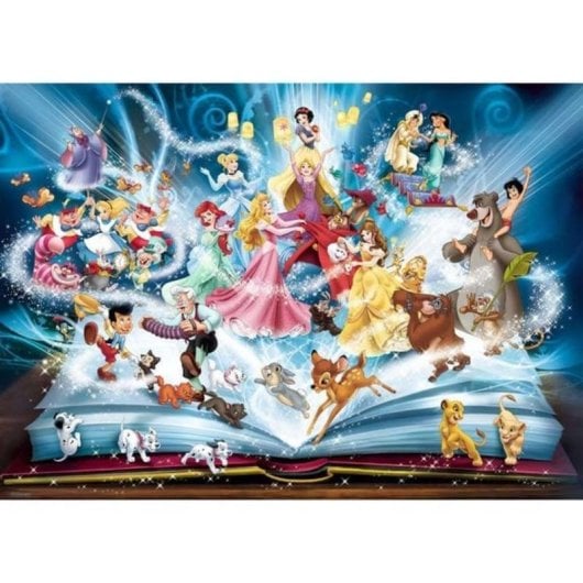 Puzzle Ravensburger 1500 pezzi Disney Libro di Racconti Magici