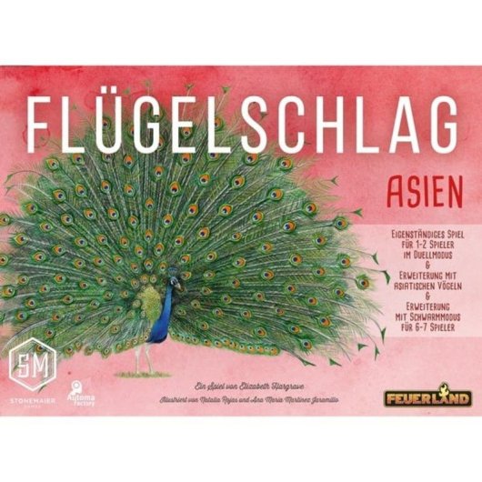 Jogo de cartas Pegasus Flügelschlag Expansão Ásia