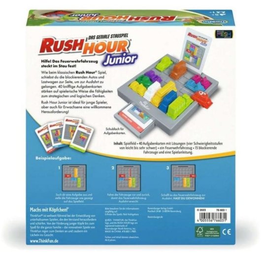 Jeu de société Ravensburger Rush Hour Junior Lógico 5 ans