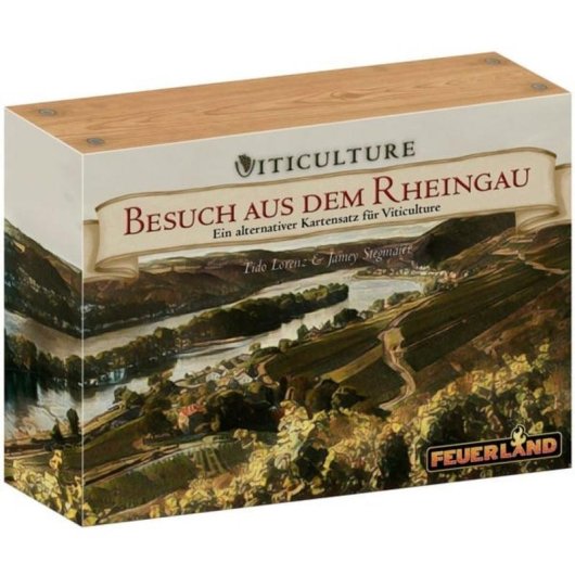 Jeu de plateau Pegasus Viticulture Visite depuis le Rheingau Expansion Stratégie 1-6 joueurs