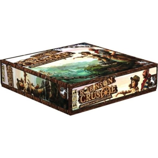 Jeu de plateau Pegasus Robinson Crusoe, coopératif, familial, 1-4 joueurs