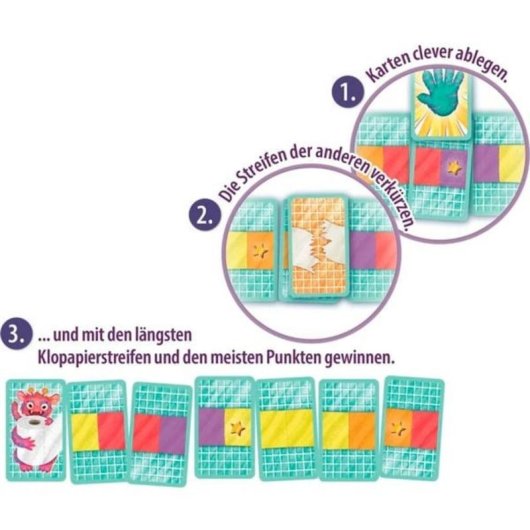 Jeu de cartes Schmidt Spiele Monsterrolle Concentration 2-4 joueurs 6 ans