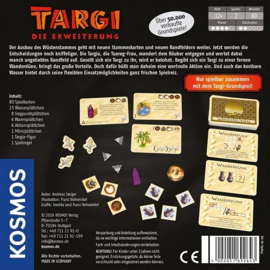 Expansion de jeu de société Targi Kosmos pour 2 joueurs