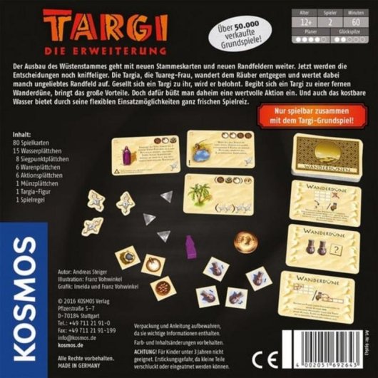 Expansion de jeu de société Targi Kosmos pour 2 joueurs
