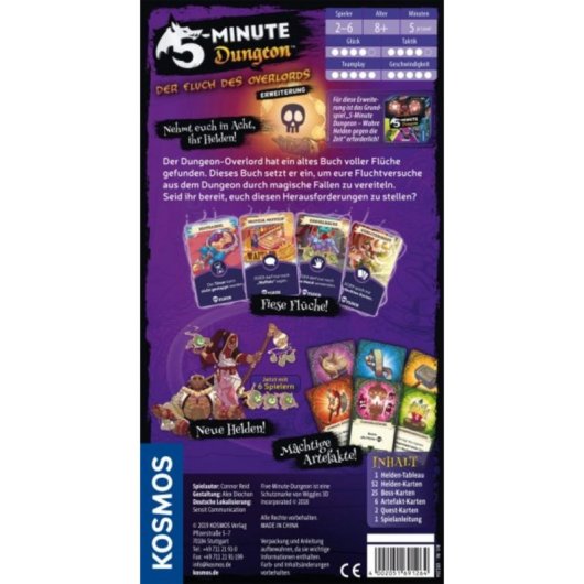 Juego de mesa Kosmos 691264 Viaje/Aventura Cooperativo 2-6 jugadores