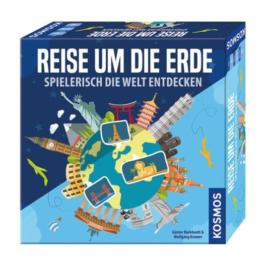 Jeu de société KOSMOS Reise um die Erde Découvrez le monde en jouant