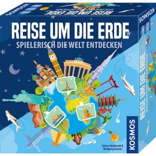 Jeu de société KOSMOS Reise um die Erde Découvrez le monde en jouant