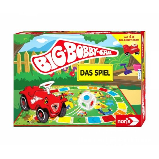 Jeu de société Noris BIG-BOBBY-CAR Course familiale 2-4 joueurs