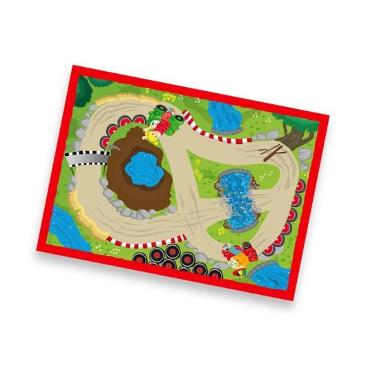 Jeu de société Noris BIG-BOBBY-CAR Course familiale 2-4 joueurs