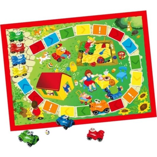 Jeu de société Noris BIG-BOBBY-CAR Course familiale 2-4 joueurs