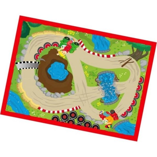 Jeu de société Noris BIG-BOBBY-CAR Course familiale 2-4 joueurs