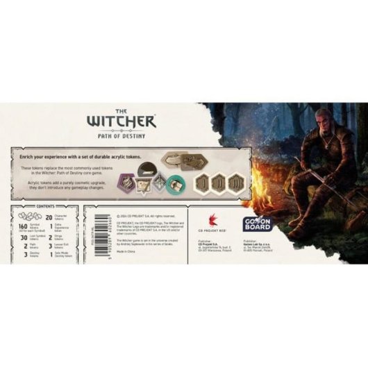 Fichas Acrílicas The Witcher: Path of Destiny Asmodee