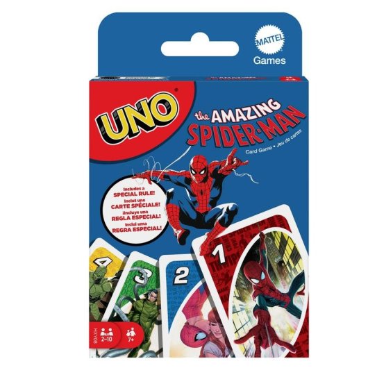 Jogo de cartas UNO The Amazing Spider-Man Mattel