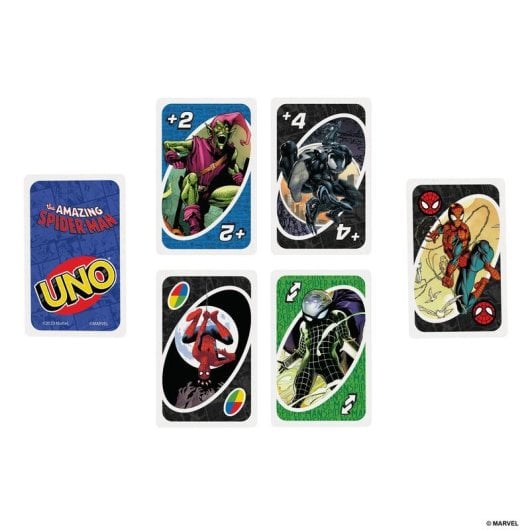Jogo de cartas UNO The Amazing Spider-Man Mattel