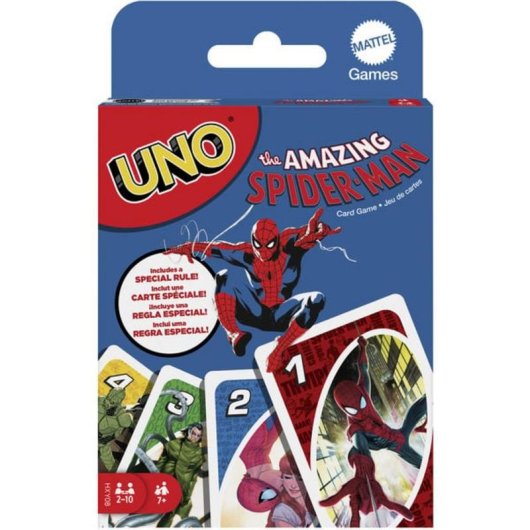 Jogo de cartas UNO The Amazing Spider-Man Mattel