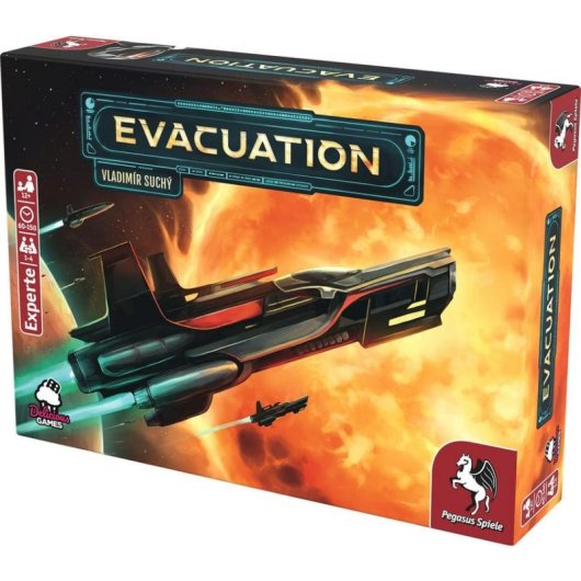 Juego de mesa Evacuation Pegasus 56260G Estrategia 1-4 jugadores 12 años