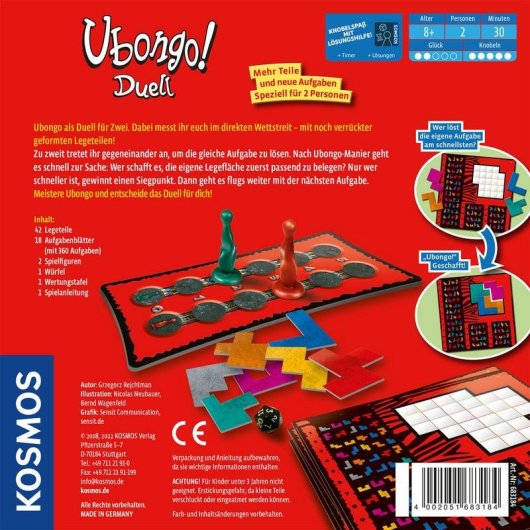 Jeu de plateau Kosmos Rompecabezas 8 ans