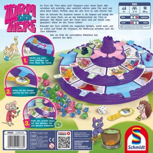 Jeu de société Schmidt Spiele Tour des Animaux