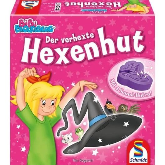Jeu de société Schmidt Spiele Bibi Blocksberg Le chapeau de la sorcière ensorcelée