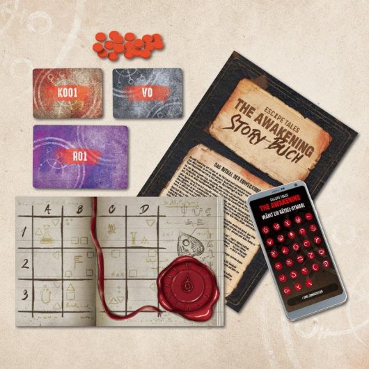 Jeu de société KOSMOS Escape Tales: The Awakening Déduction 1-4 joueurs