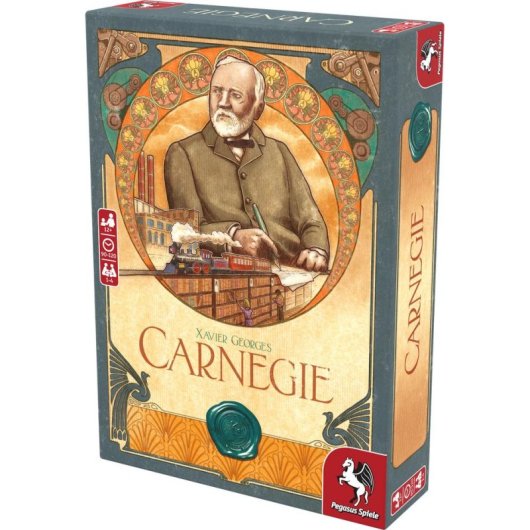 Jeu de société Pegasus Carnegie Simulation économique 12 ans 90 min
