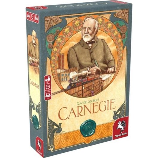 Jeu de société Pegasus Carnegie Simulation économique 12 ans 90 min