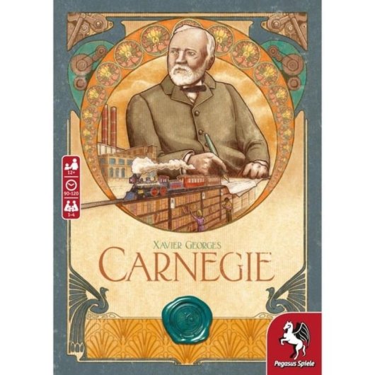 Jeu de société Pegasus Carnegie Simulation économique 12 ans 90 min