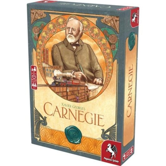 Jeu de société Pegasus Carnegie Simulation économique 12 ans 90 min