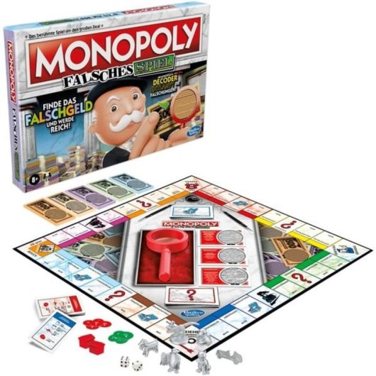 Jeu de société Hasbro Gaming MONOPOLY Éducatif familial 8 ans