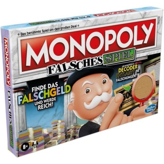 Jeu de société Hasbro Gaming MONOPOLY Éducatif familial 8 ans