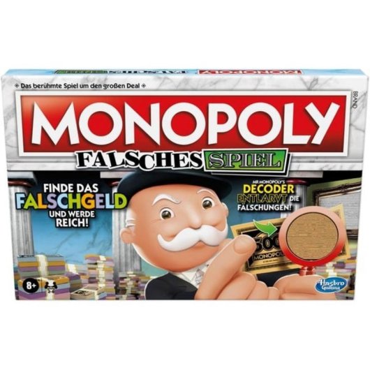 Jeu de société Hasbro Gaming MONOPOLY Éducatif familial 8 ans