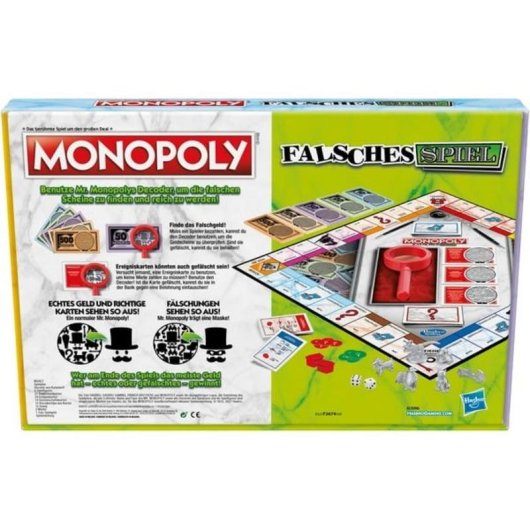 Jeu de société Hasbro Gaming MONOPOLY Éducatif familial 8 ans