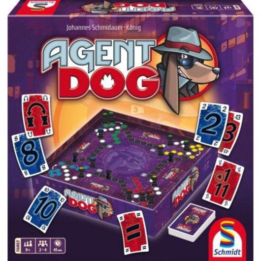 Juego de mesa Schmidt Spiele Agent DOG Estrategia 2-4 jugadores 45 min