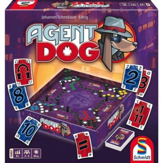 Juego de mesa Schmidt Spiele Agent DOG Estrategia 2-4 jugadores 45 min