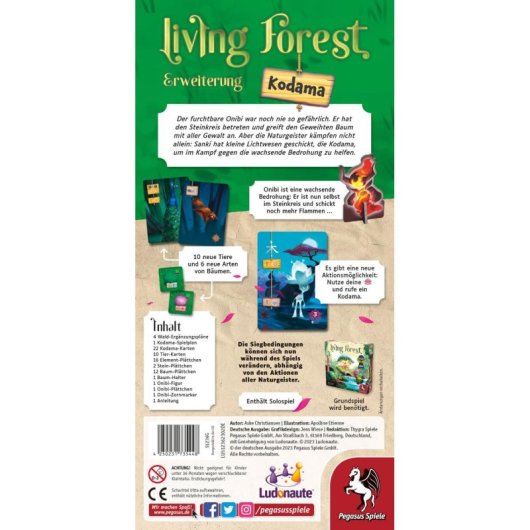 Erweiterung für Brettspiel Pegasus Living Forest: Kodama