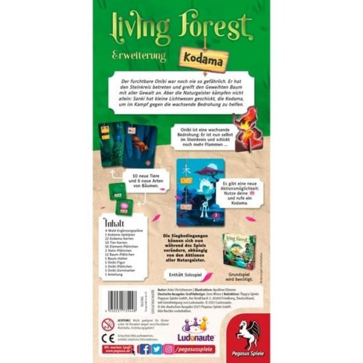 Erweiterung für Brettspiel Pegasus Living Forest: Kodama