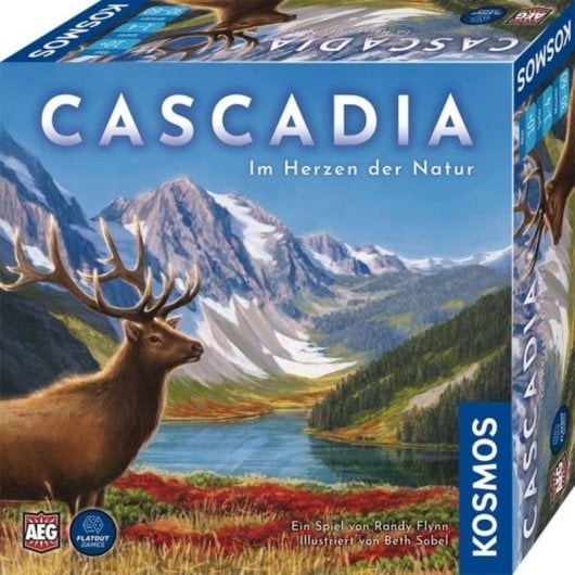Jeu de cartes Kosmos Cascadia, familial et stratégique pour 1 à 4 joueurs