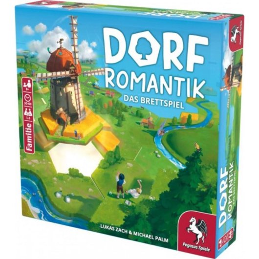 Juego de mesa Pegasus Dorfromantik - Das Brettspiel Estrategia Familiar 1-6 jugadores