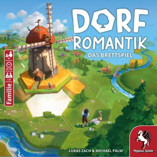 Juego de mesa Pegasus Dorfromantik - Das Brettspiel Estrategia Familiar 1-6 jugadores