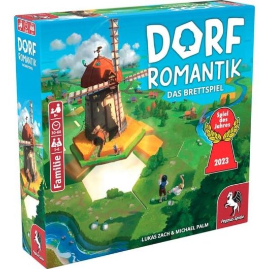 Juego de mesa Pegasus Dorfromantik - Das Brettspiel Estrategia Familiar 1-6 jugadores