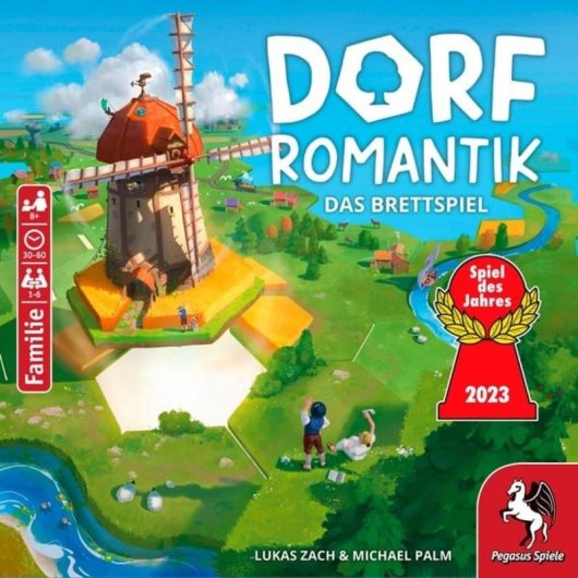 Juego de mesa Pegasus Dorfromantik - Das Brettspiel Estrategia Familiar 1-6 jugadores