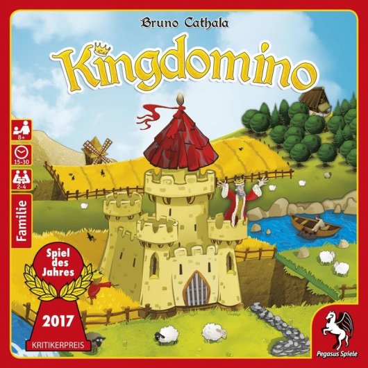 Jeu de société Pegasus Kingdomino Stratégie Famille 2-4 joueurs 8 ans